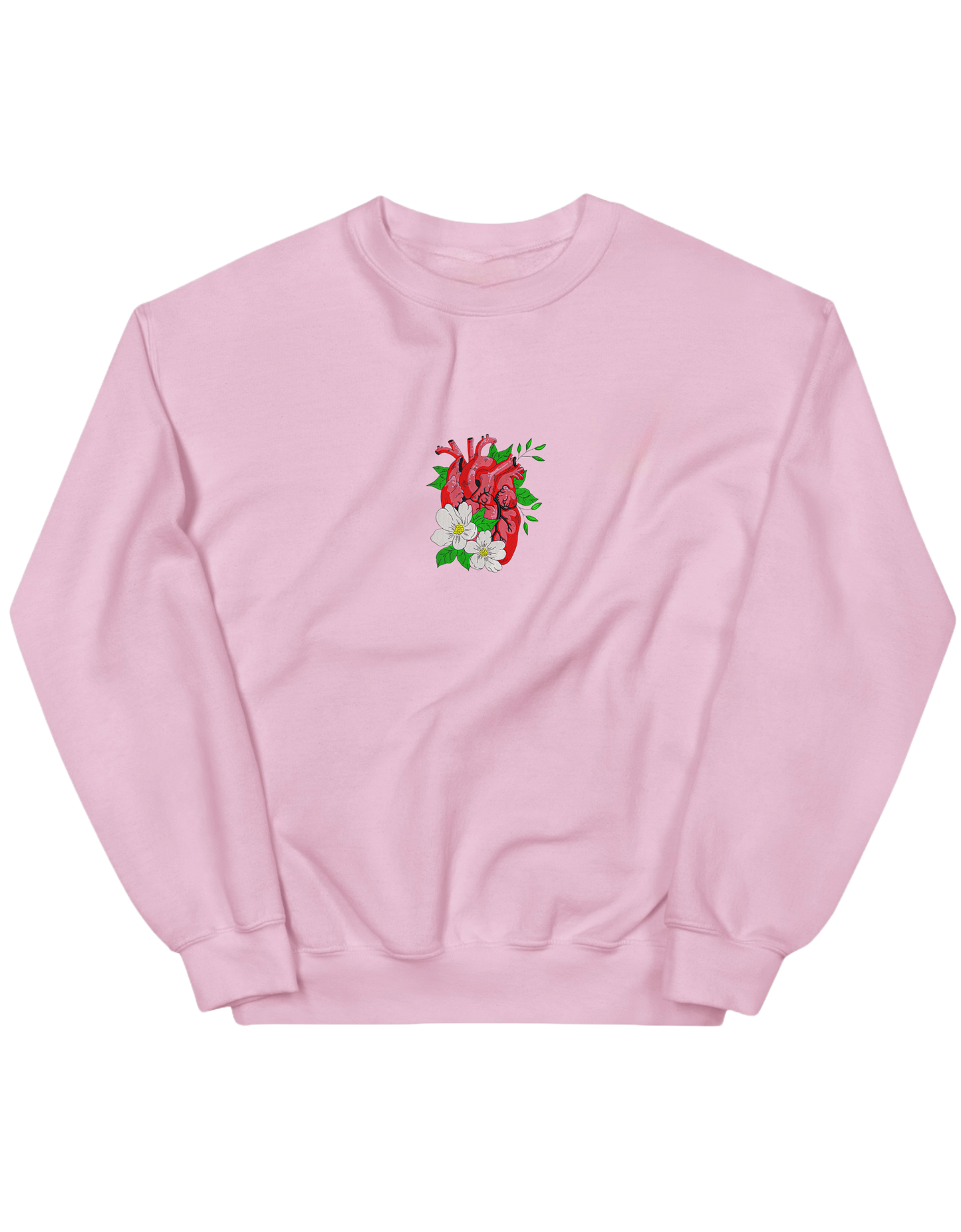 Floral heart sweatshirt - Thread Muse