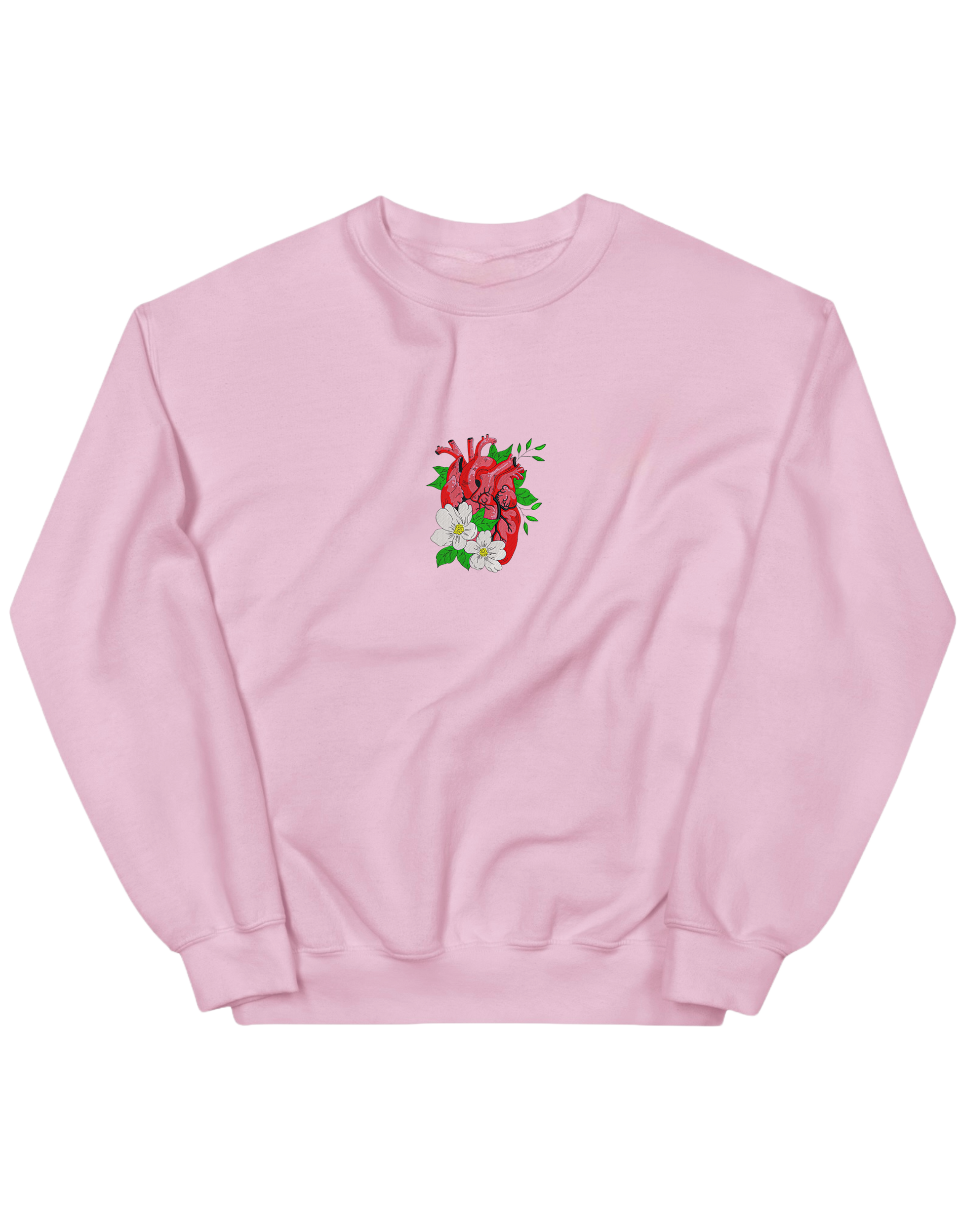 Floral heart sweatshirt - Thread Muse