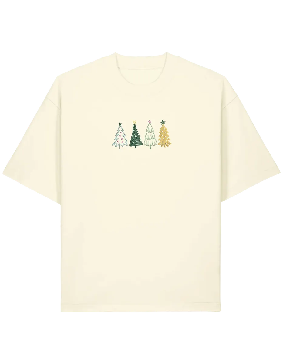 Christmas trees tricou Craciun - Thread Muse