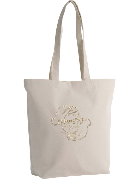 Manifest that shit tote bag