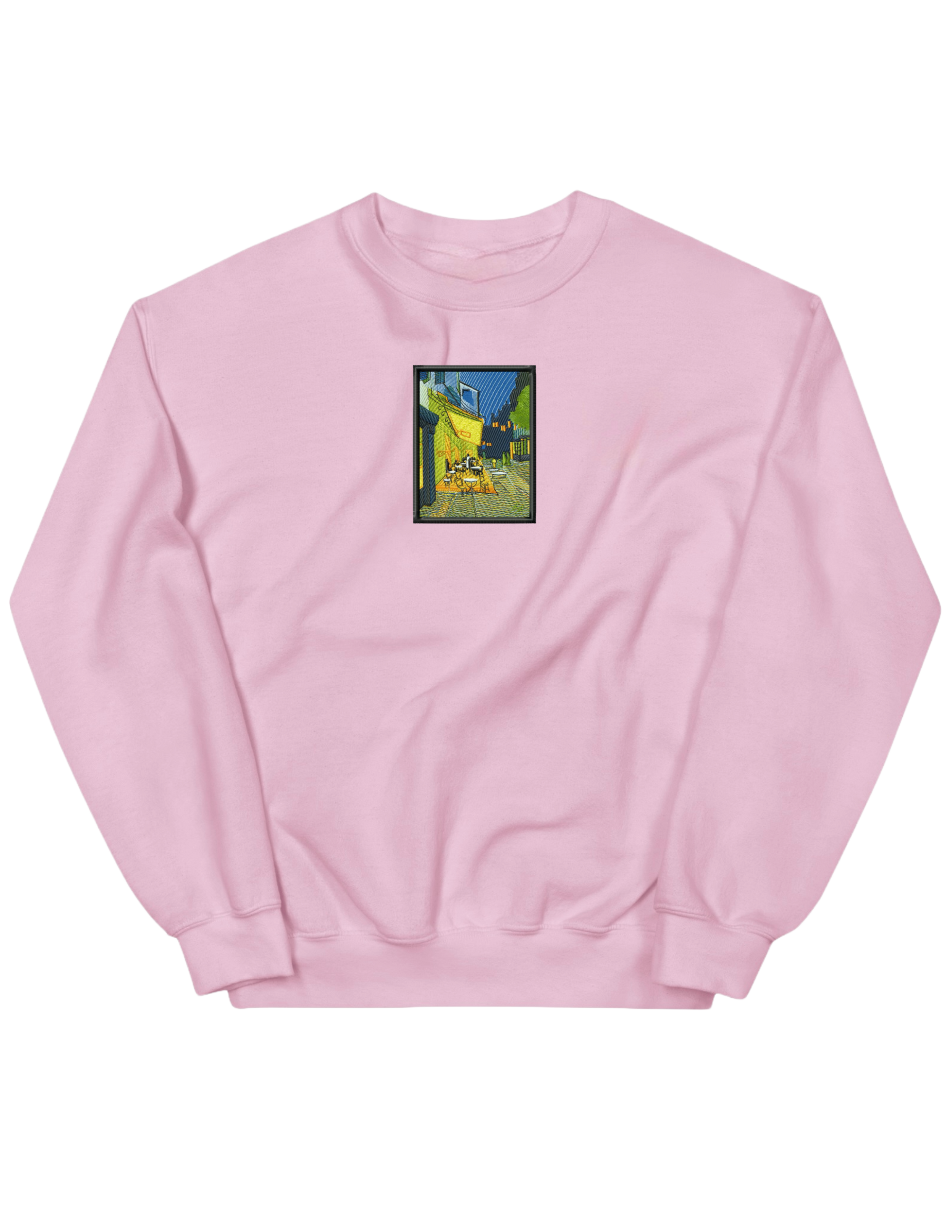 Cafe terrace at night Van Gogh sweatshirt Picturi - Thread Muse