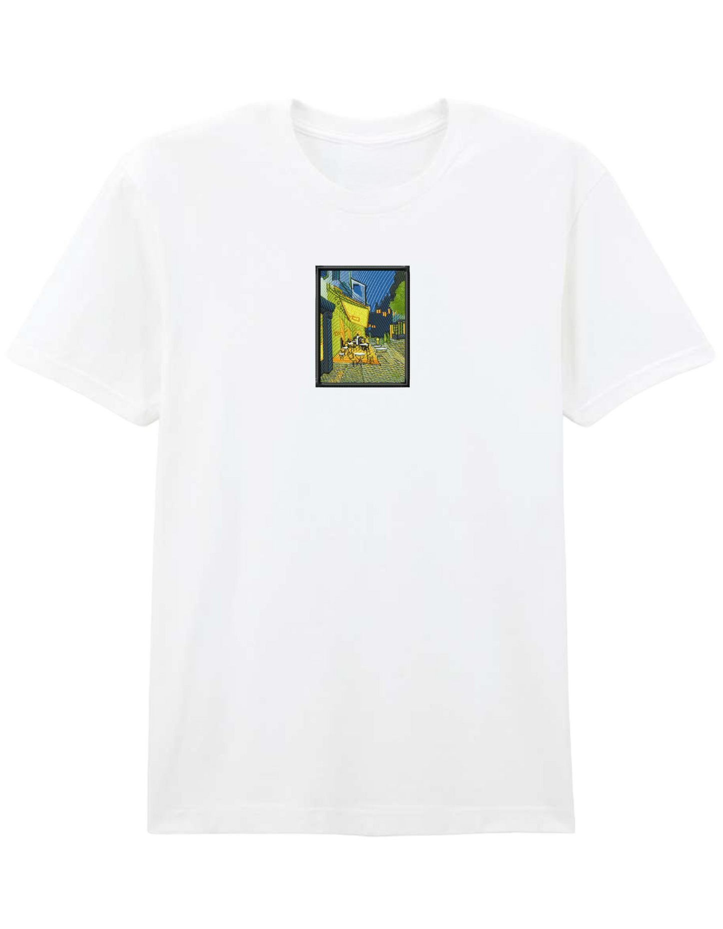 Cafe terrace at night Van Gogh tricou Picturi - Thread Muse