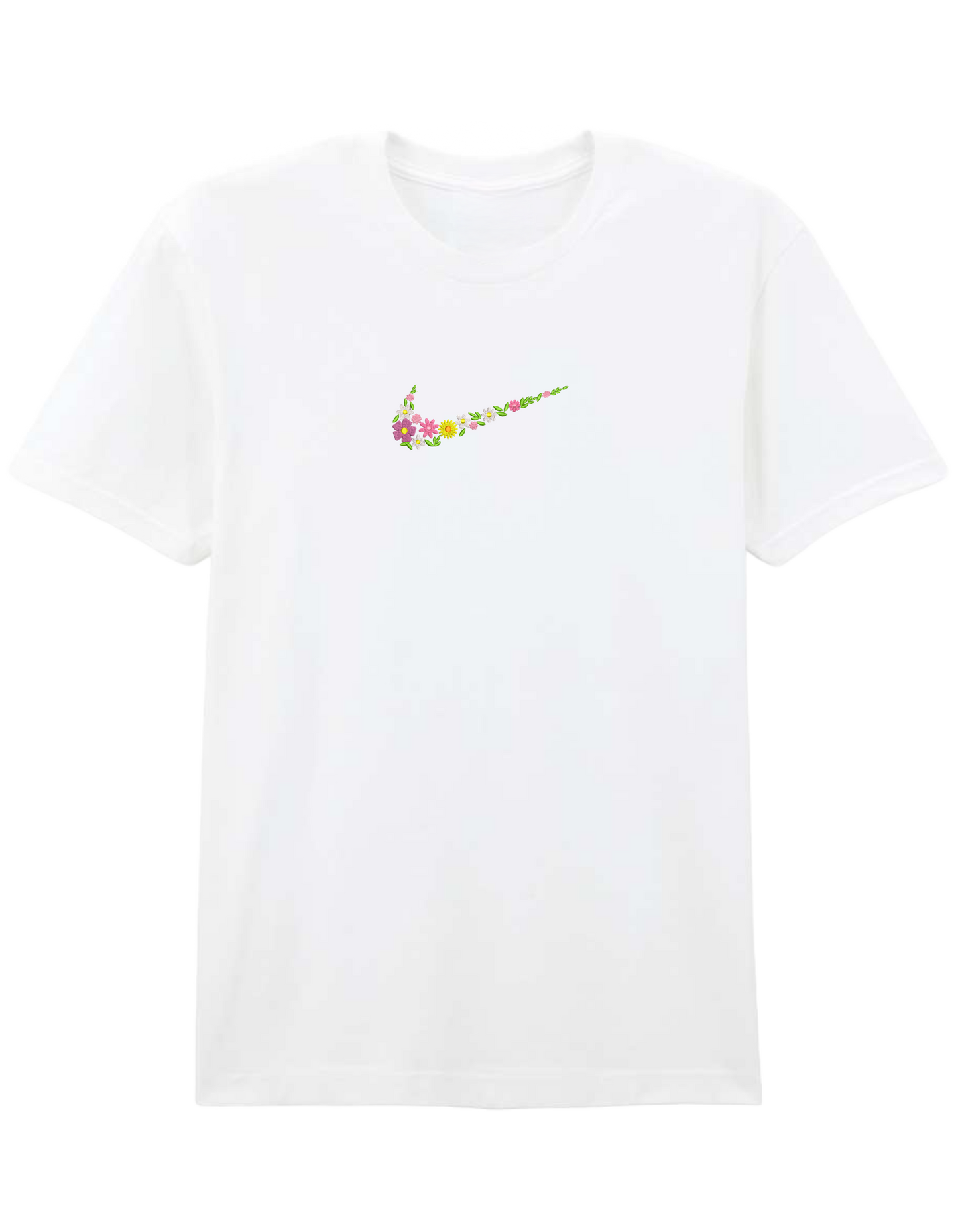 Floral swoosh tricou Sneakers - Thread Muse