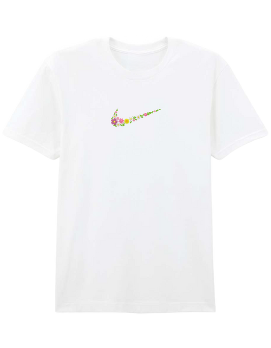 Floral swoosh tricou Sneakers - Thread Muse