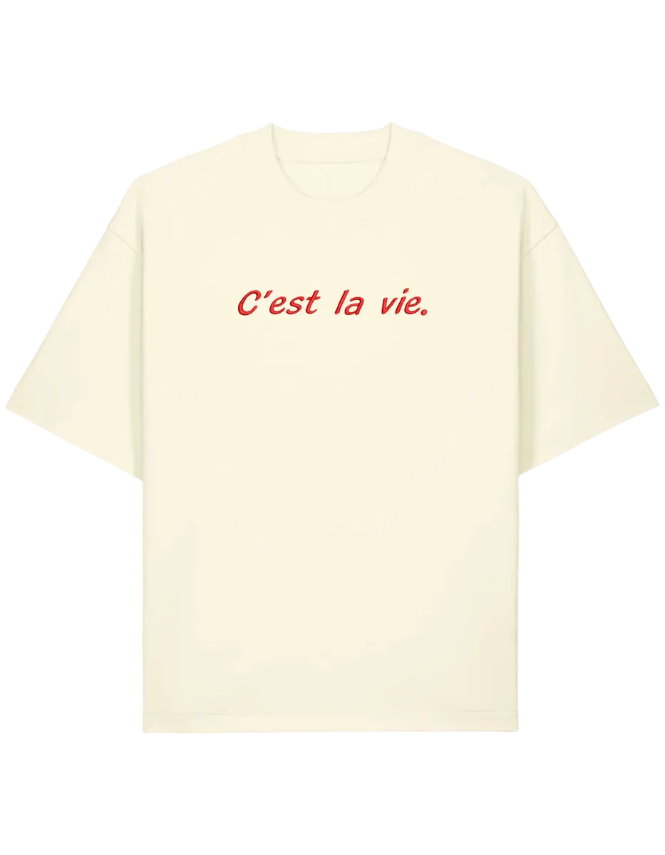 C'est la vie tricou Girly - Thread Muse