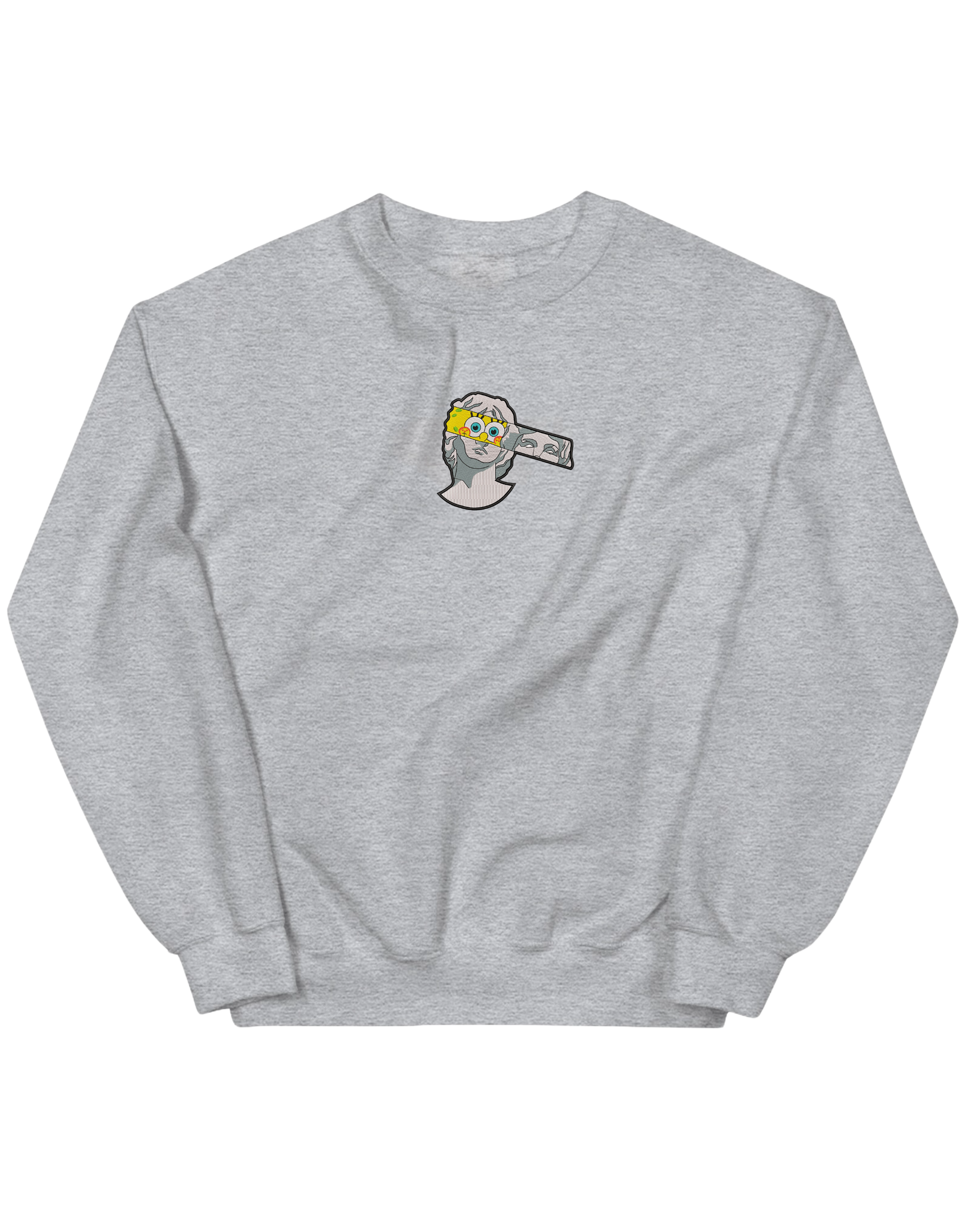 Spongebob statue sweatshirt Sculpturi - Thread Muse