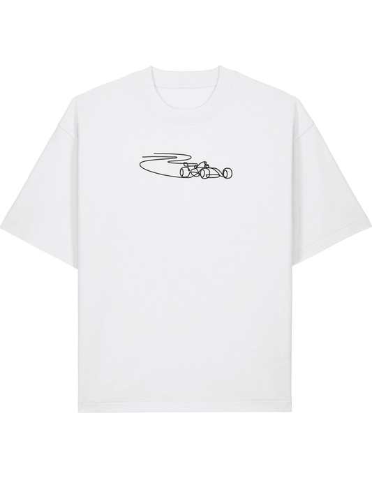 Car outline tricou F1