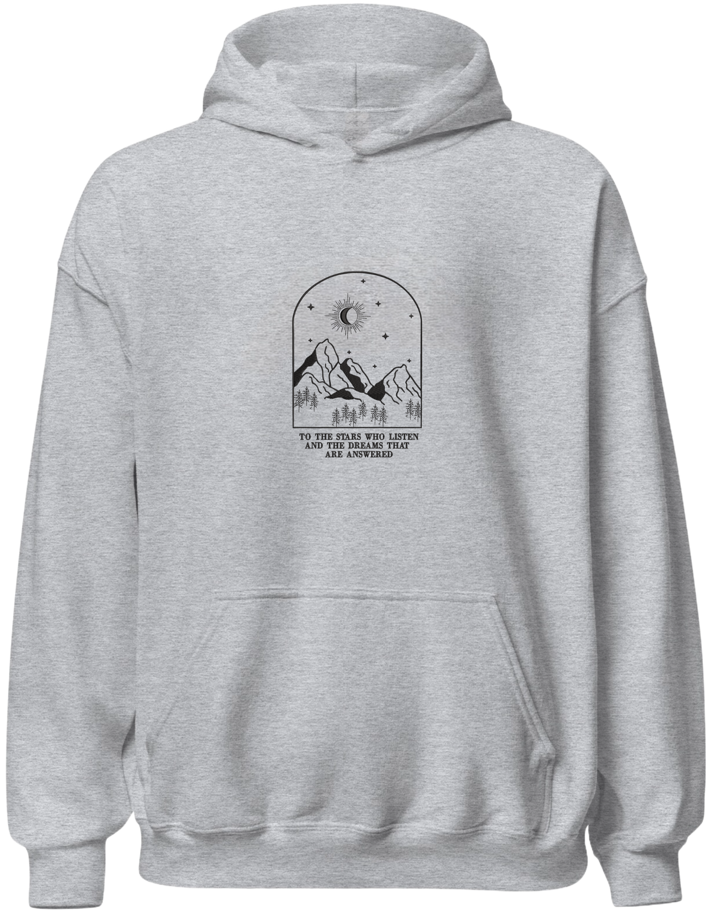 To the stars mountains hoodie ACOTAR - Thread Muse