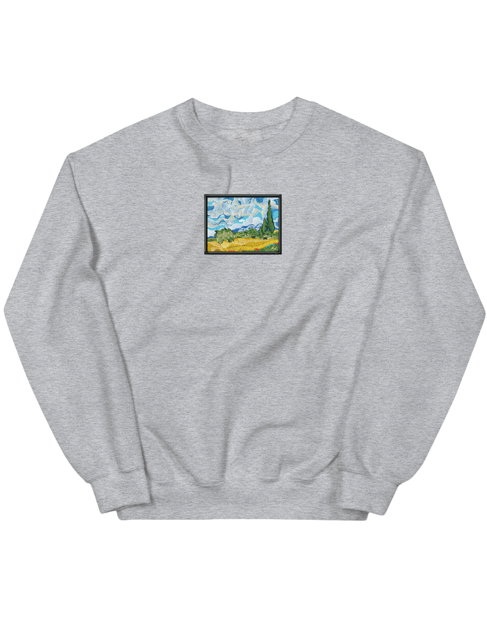 Wheat field with cypresses Van Gogh sweatshirt Picturi - Thread Muse