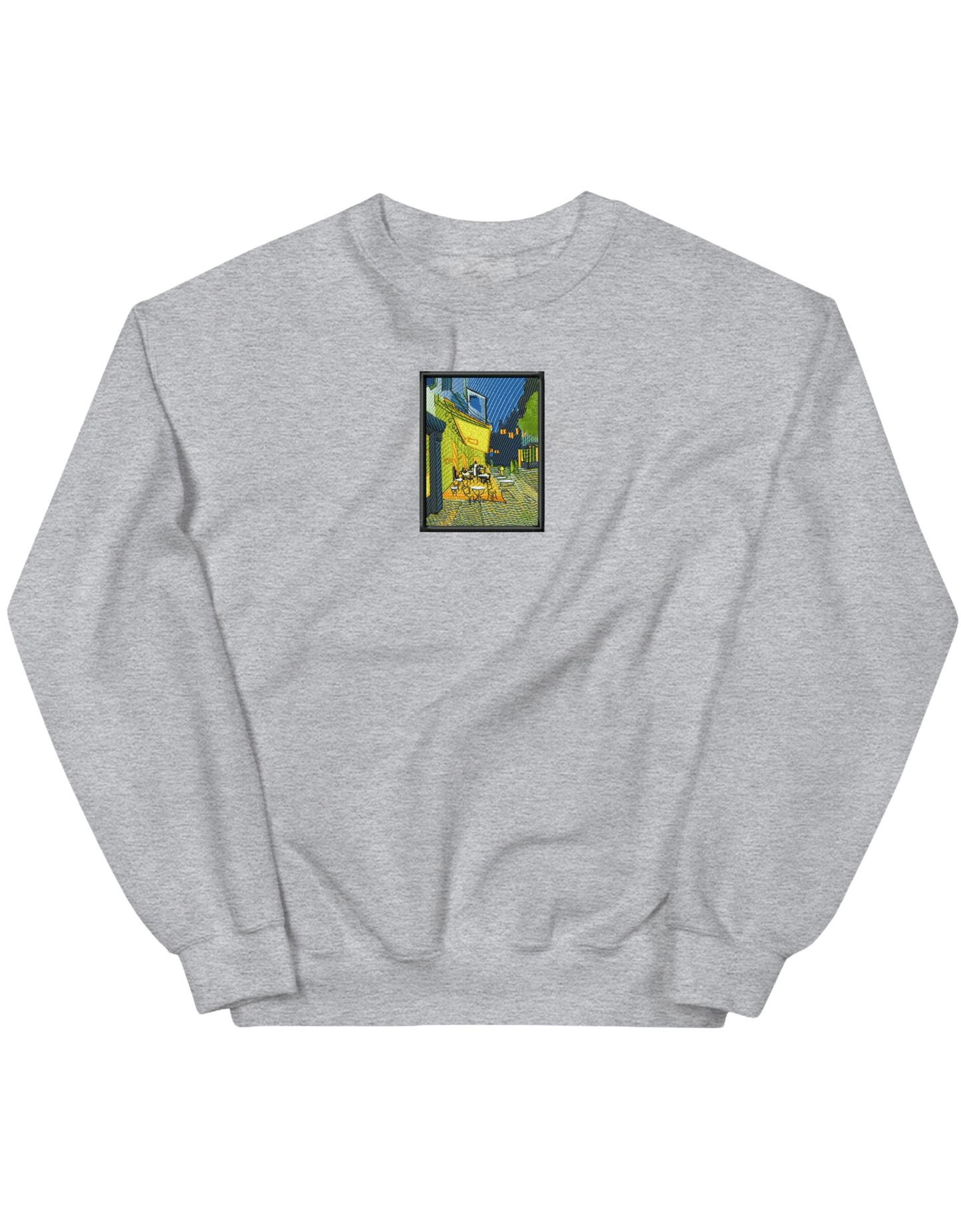 Cafe terrace at night Van Gogh sweatshirt Picturi - Thread Muse