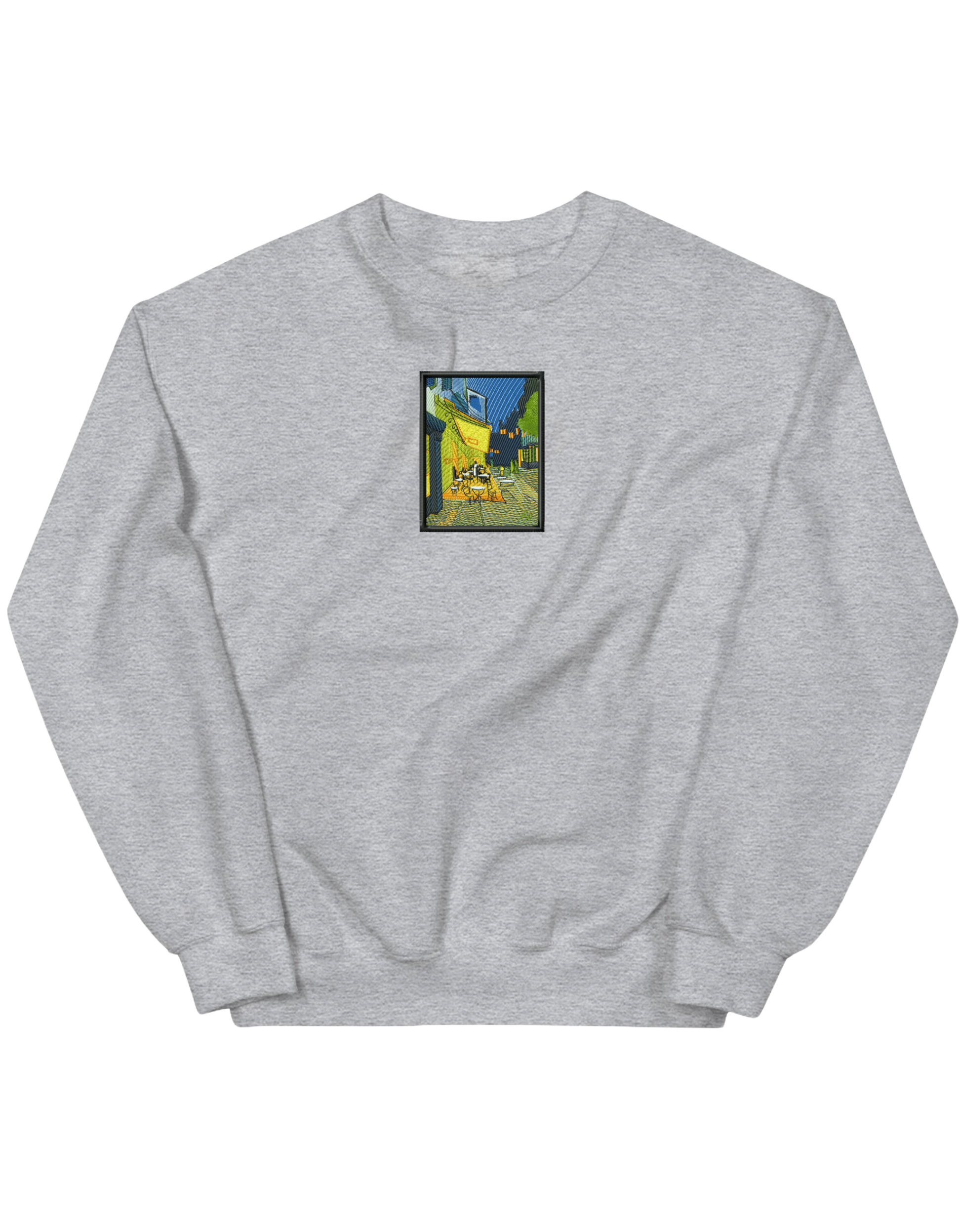 Cafe terrace at night Van Gogh sweatshirt Picturi - Thread Muse