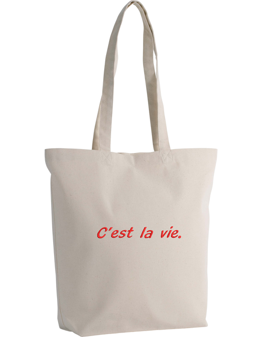 C'est la vie tote bag