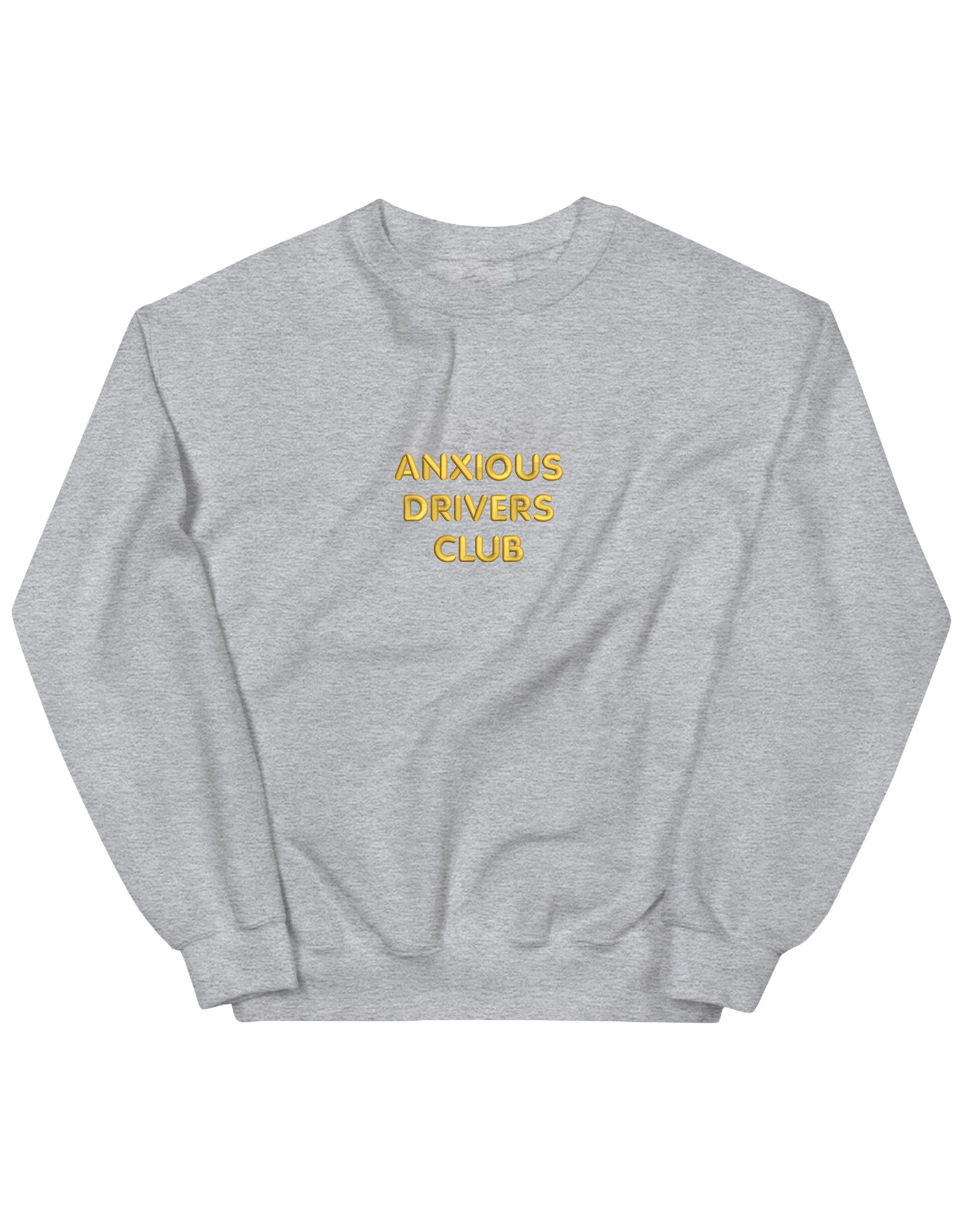 Anxious driver sweatshirt mesaje - Thread Muse