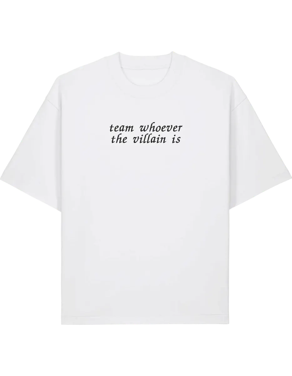 Team villain tricou bookish - Thread Muse
