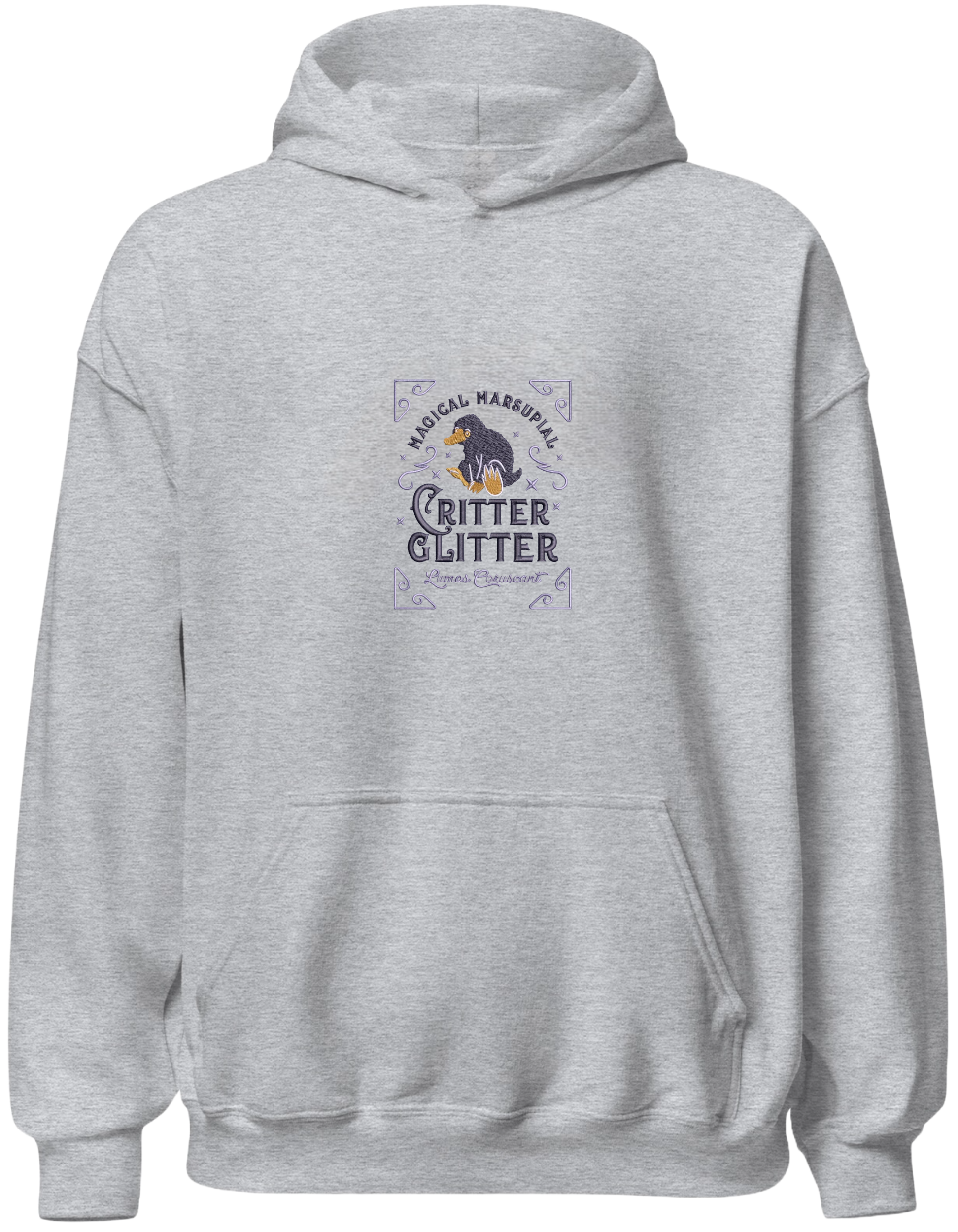 Glitter hoodie Harry Potter - Thread Muse