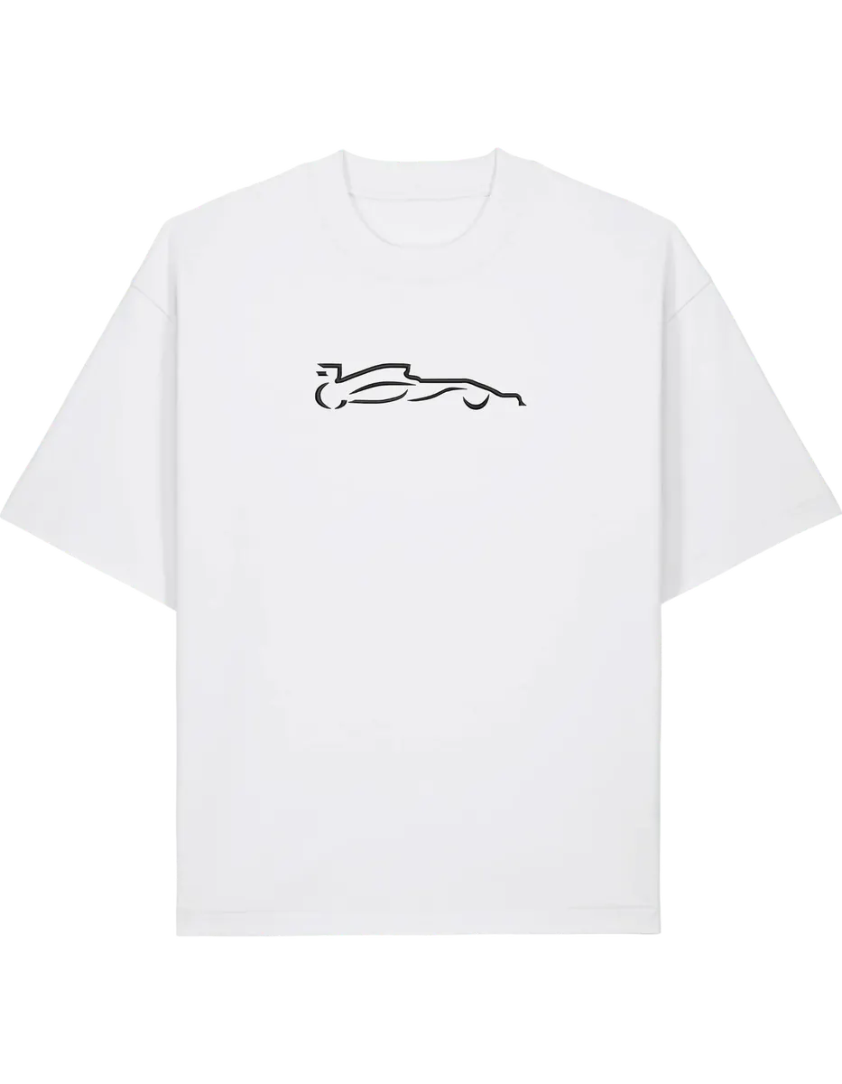 Race car outline tricou F1 - Thread Muse