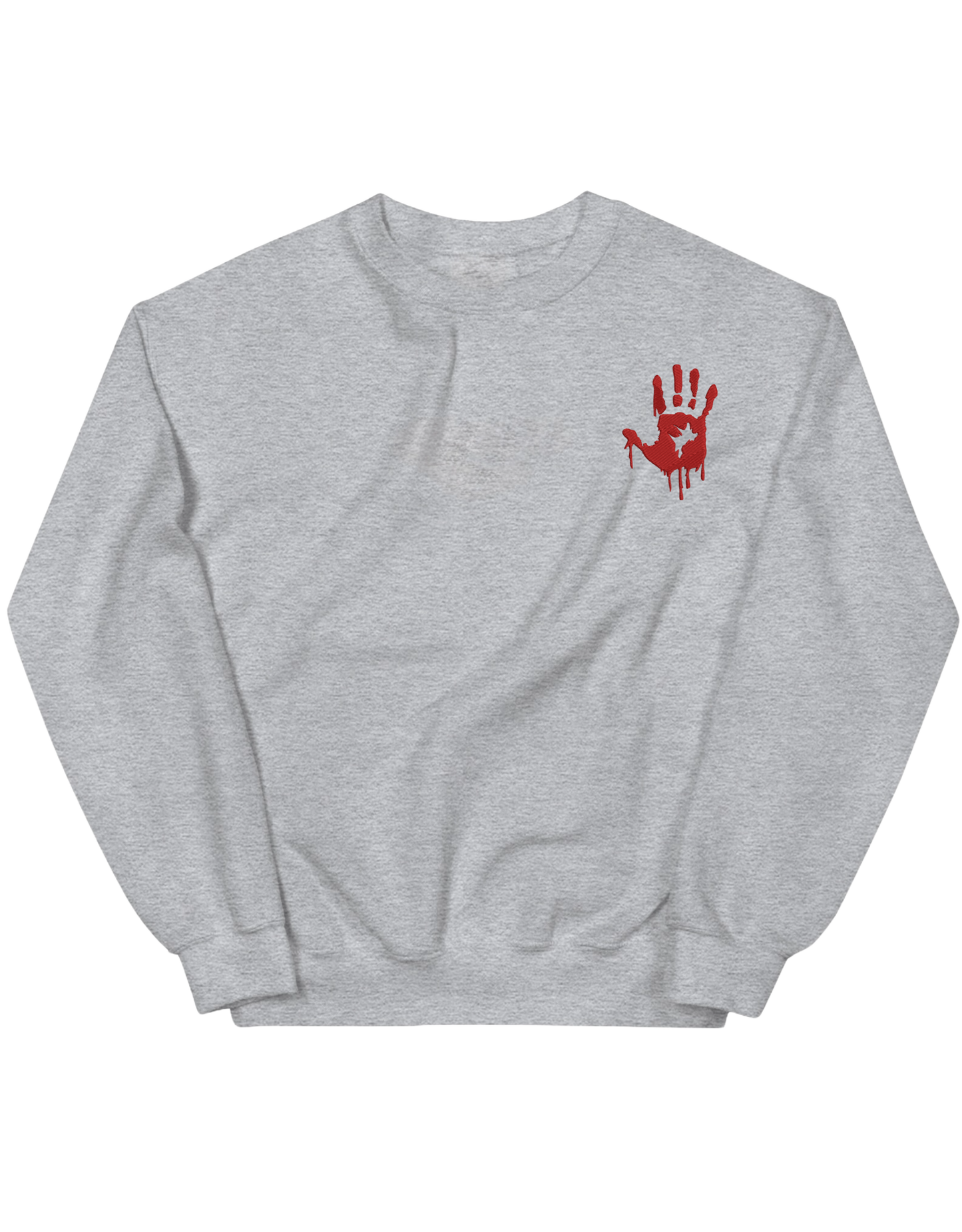 Bloody hand sweatshirt The Walking Dead - Thread Muse