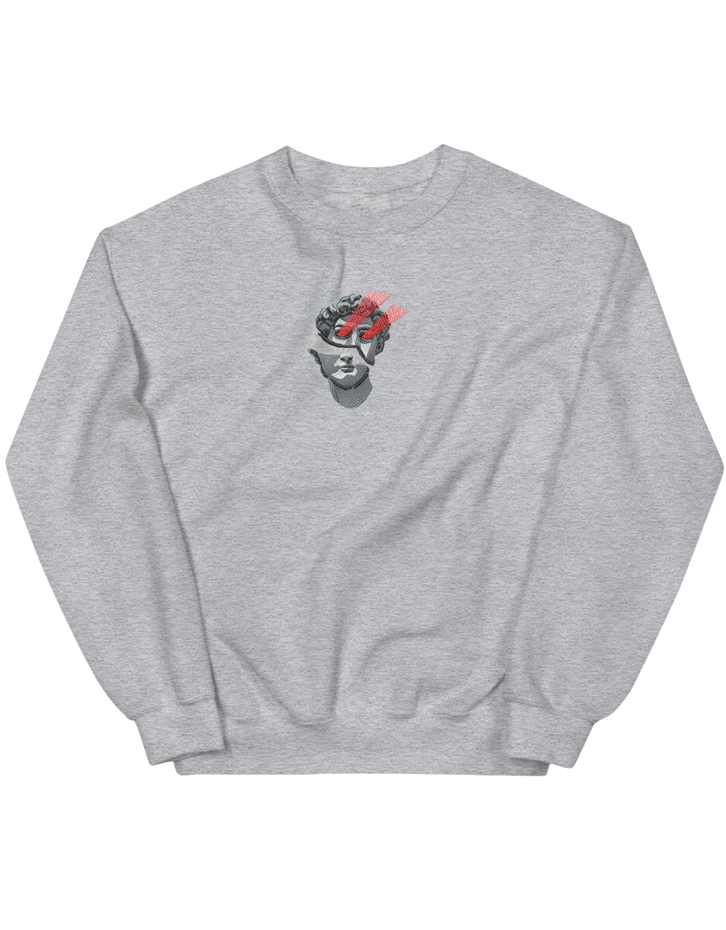 David laser eyes sweatshirt Sculpturi - Thread Muse