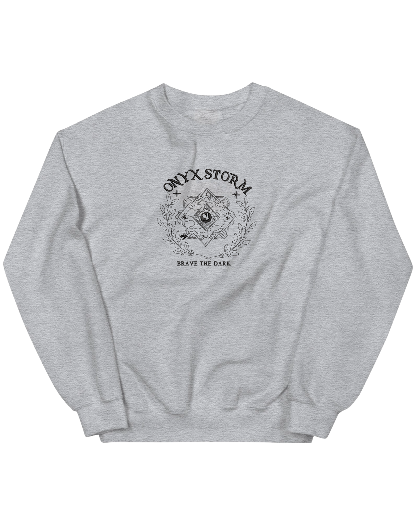 Brave the dark sweatshirt Fourth Wing - Thread Muse