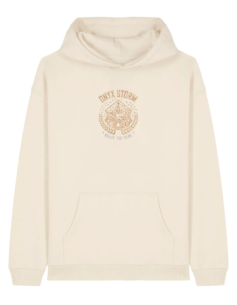 Onyx storm oversized hoodie Fourth Wing - Thread Muse