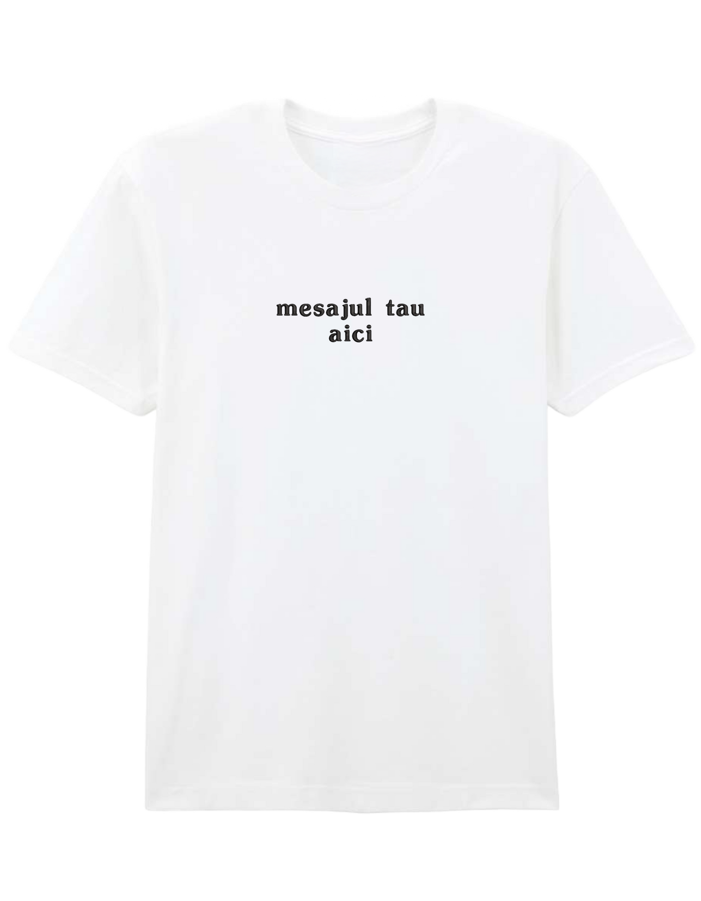 Tricou personalizat font basic