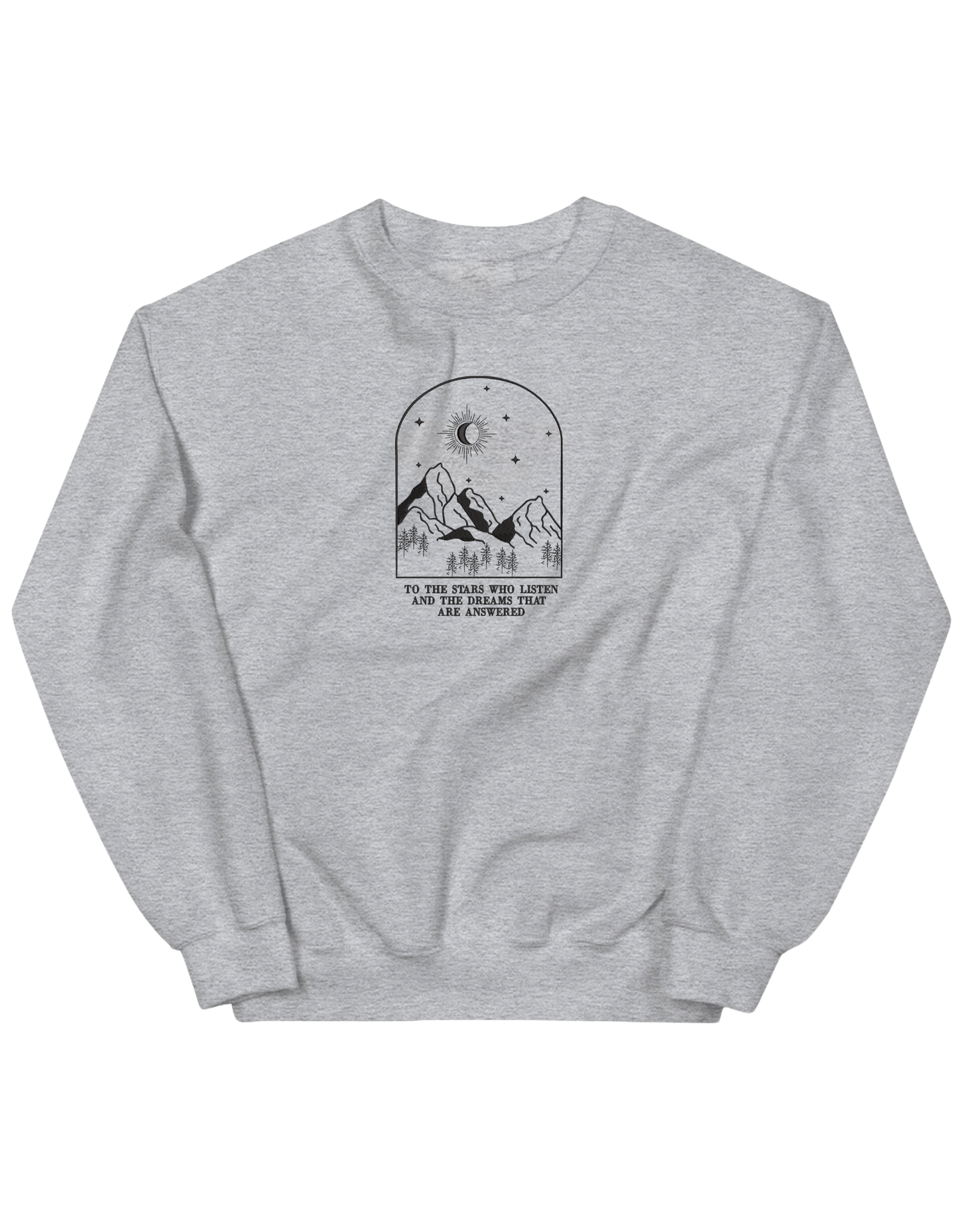 To the stars mountains sweatshirt ACOTAR - Thread Muse