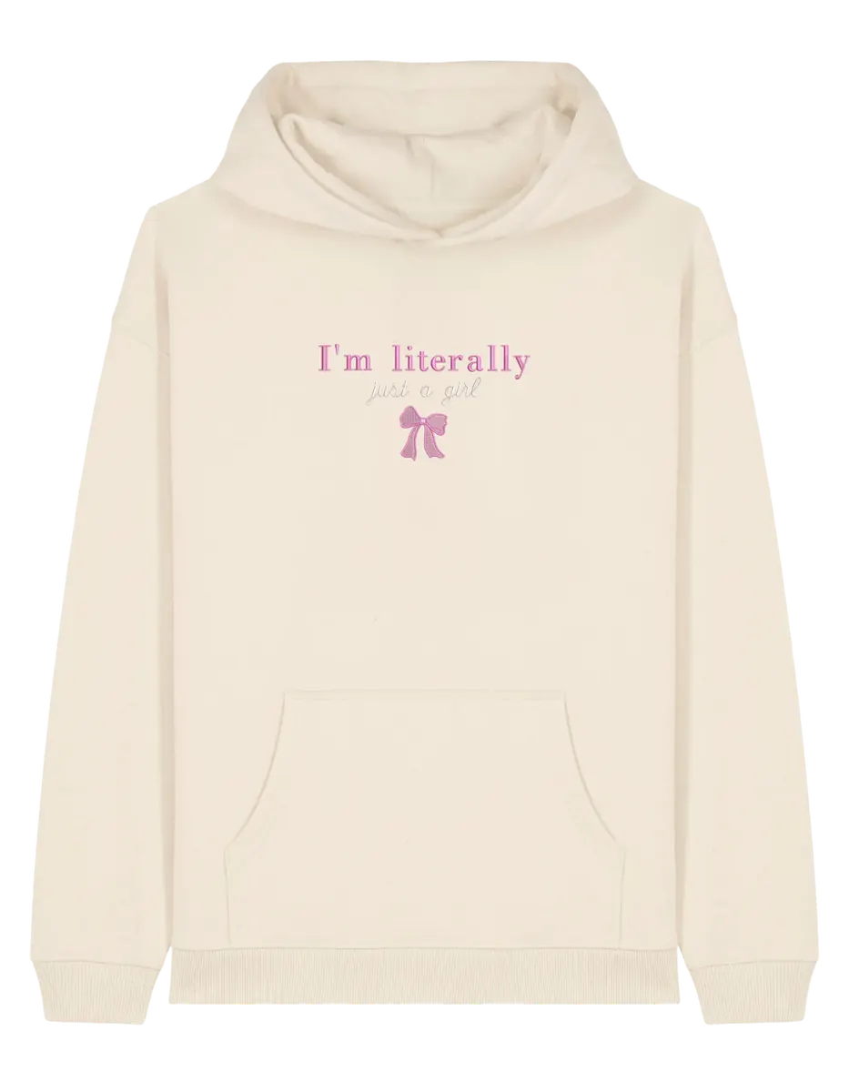 Just a girl hoodie Girly - Thread Muse