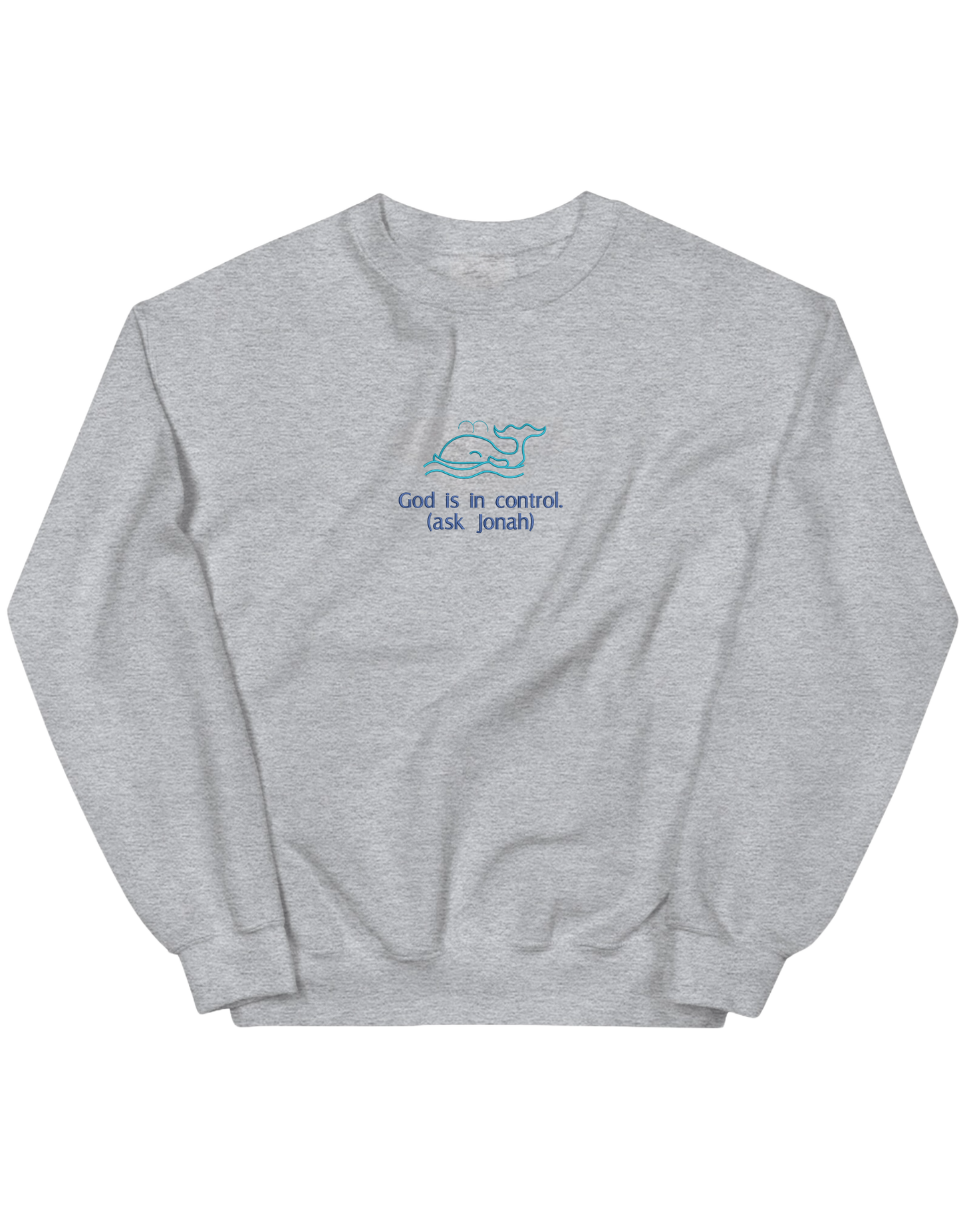 God is in control sweatshirt - Thread Muse