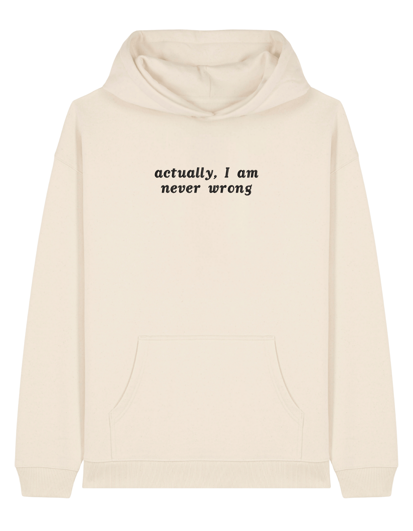 Never wrong hoodie mesaje