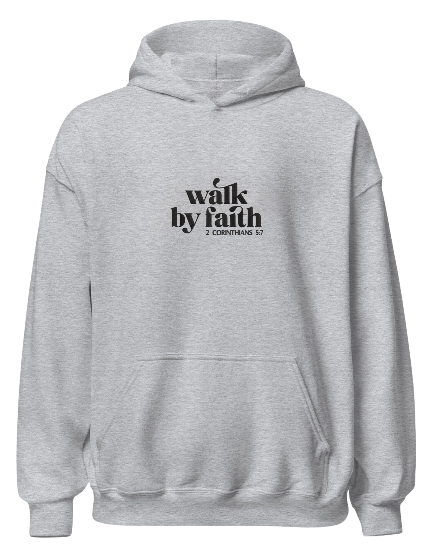 Walk by faith hoodie - Thread Muse