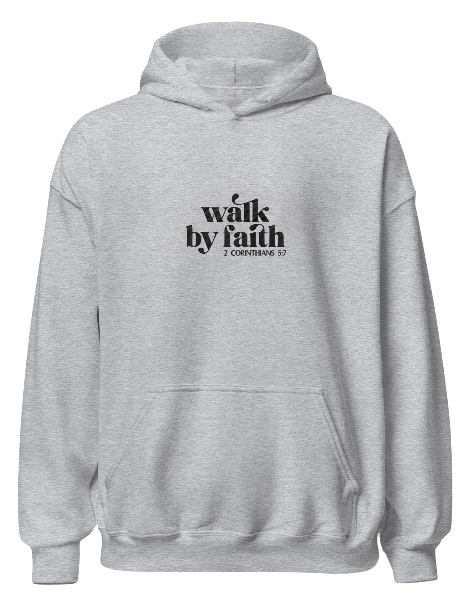 Walk by faith hoodie - Thread Muse