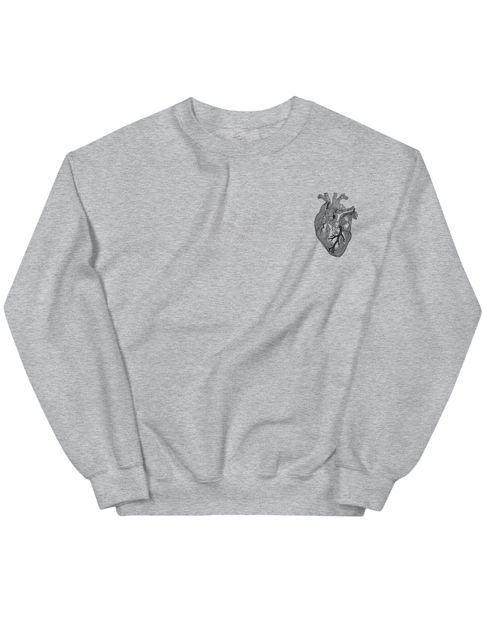 Anatomical heart sweatshirt - Thread Muse