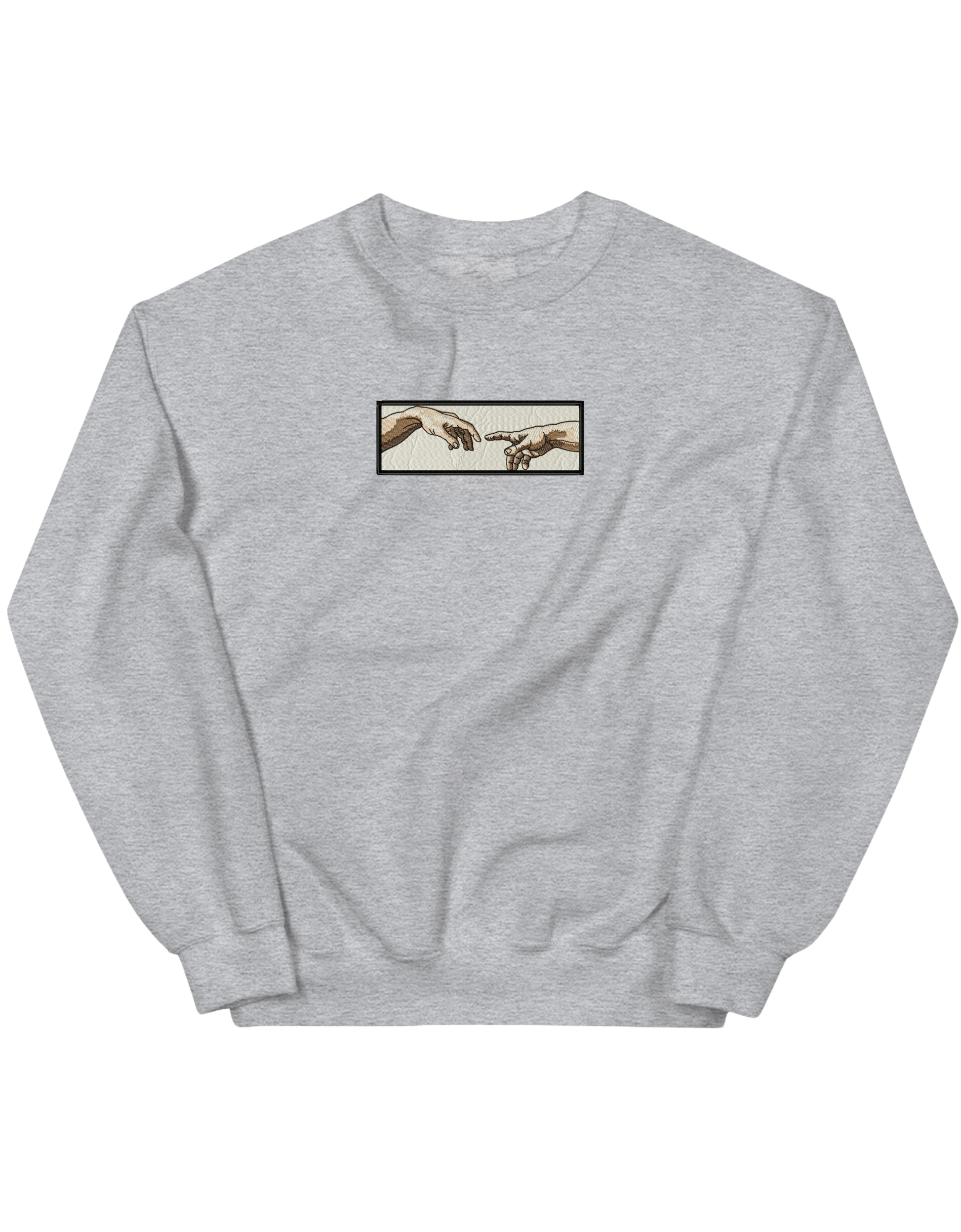 Creation of Adam hands sweatshirt Picturi - Thread Muse