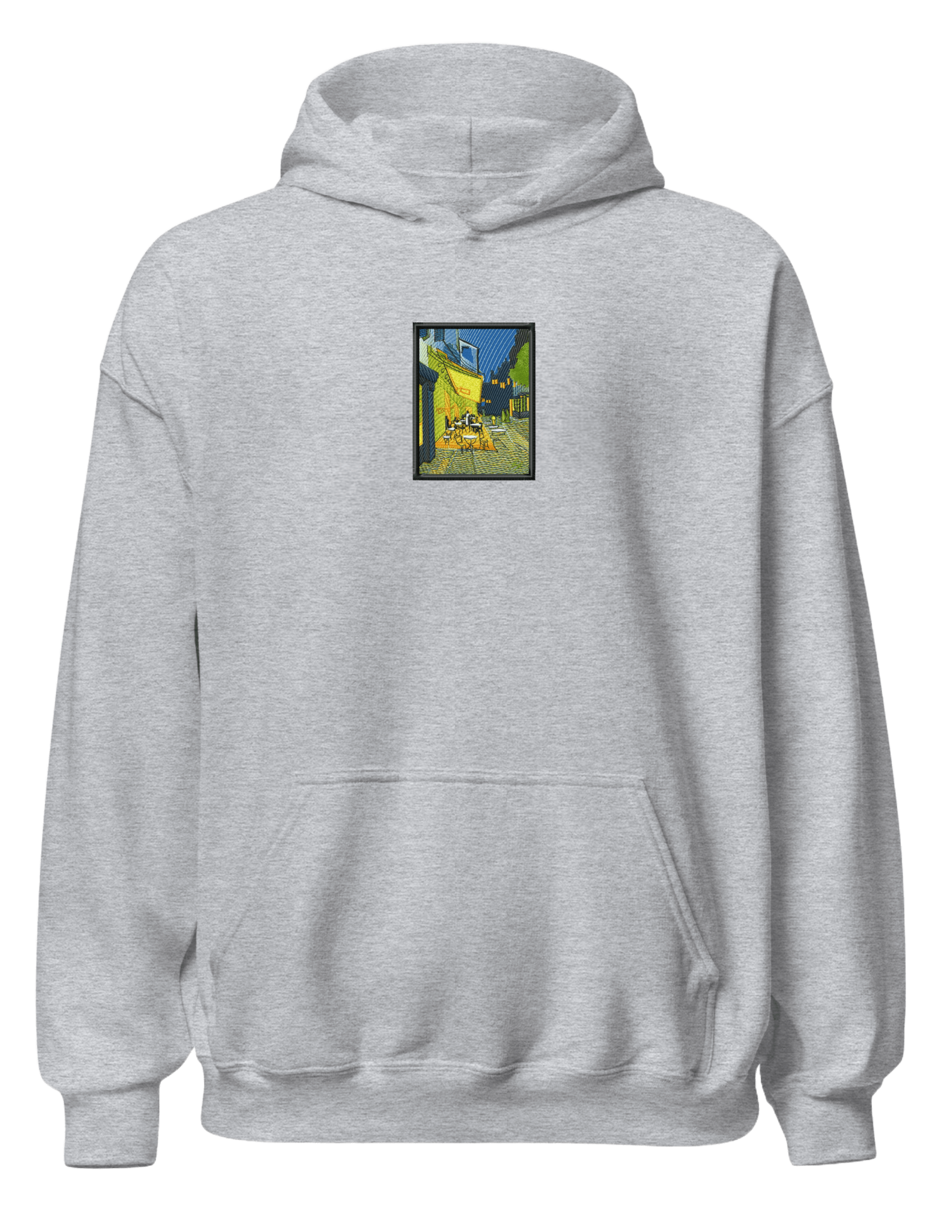 Cafe terrace at night Van Gogh hoodie Picturi - Thread Muse
