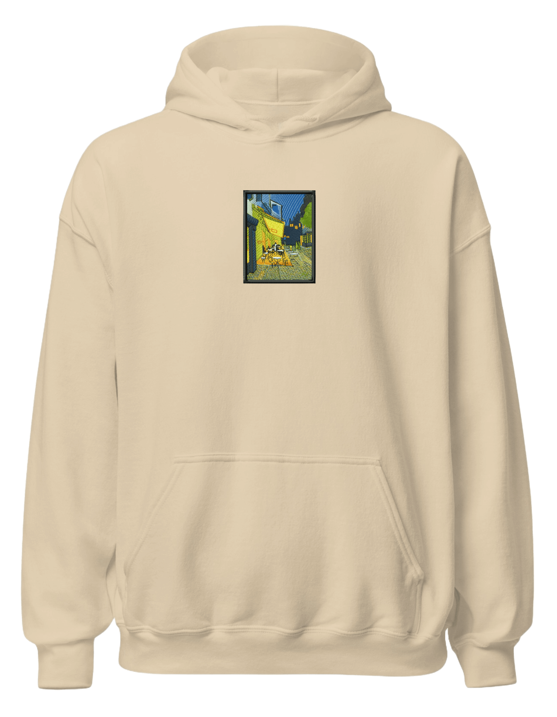 Cafe terrace at night Van Gogh hoodie Picturi - Thread Muse