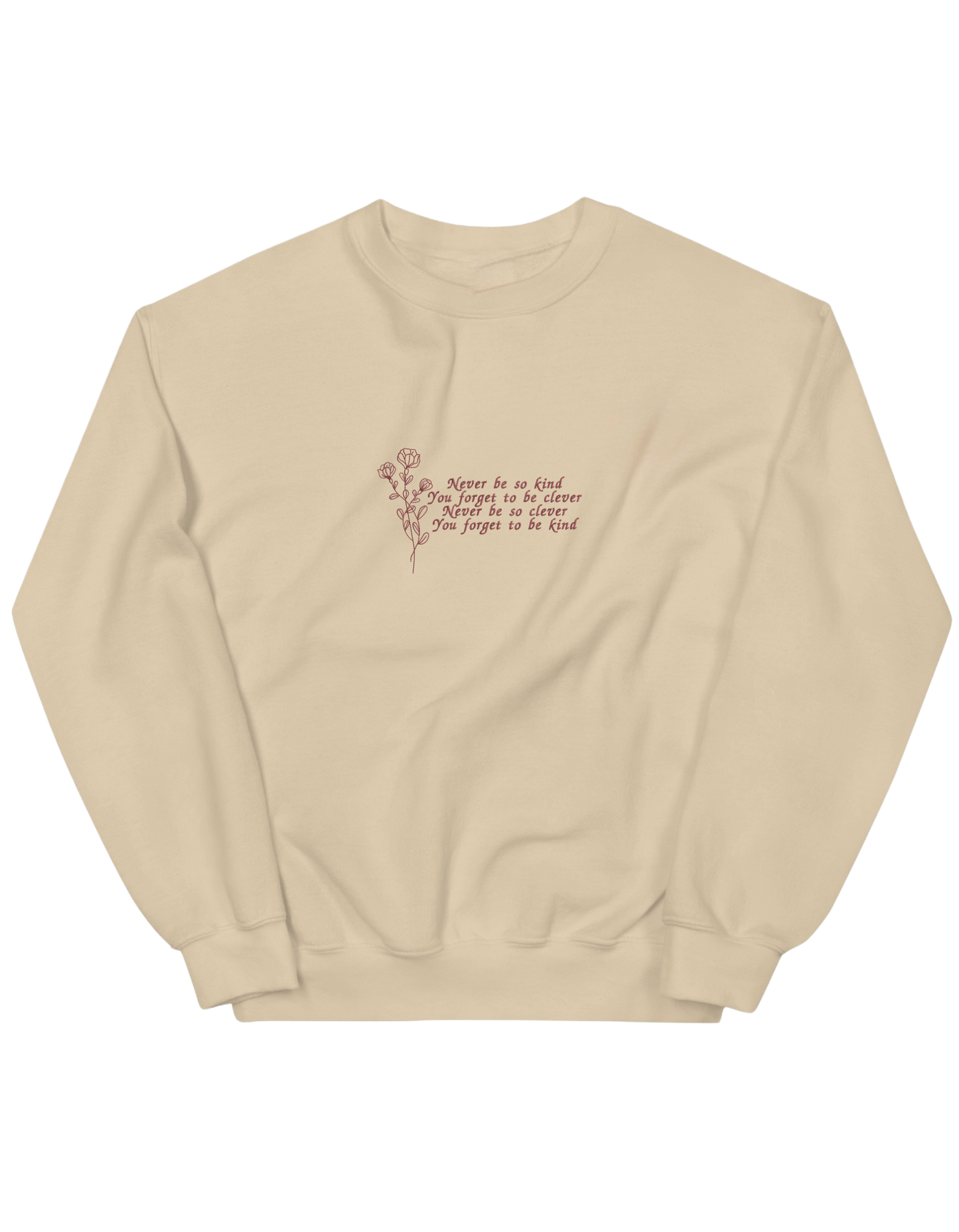 Never be so kind sweatshirt Taylor Swift - Thread Muse