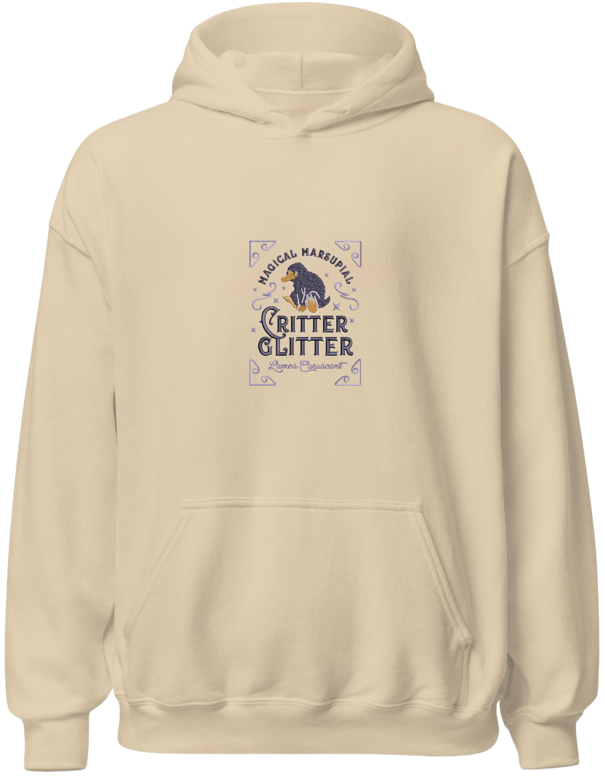 Glitter hoodie Harry Potter - Thread Muse