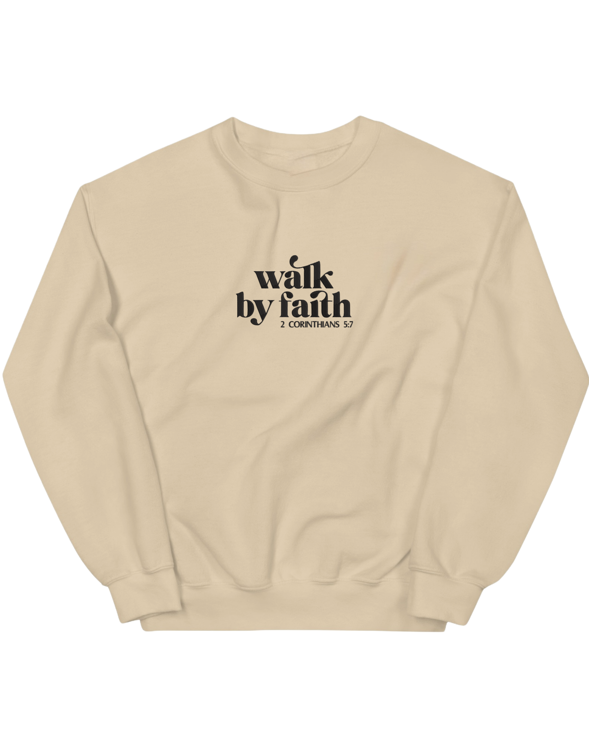 Walk by faith sweatshirt - Thread Muse