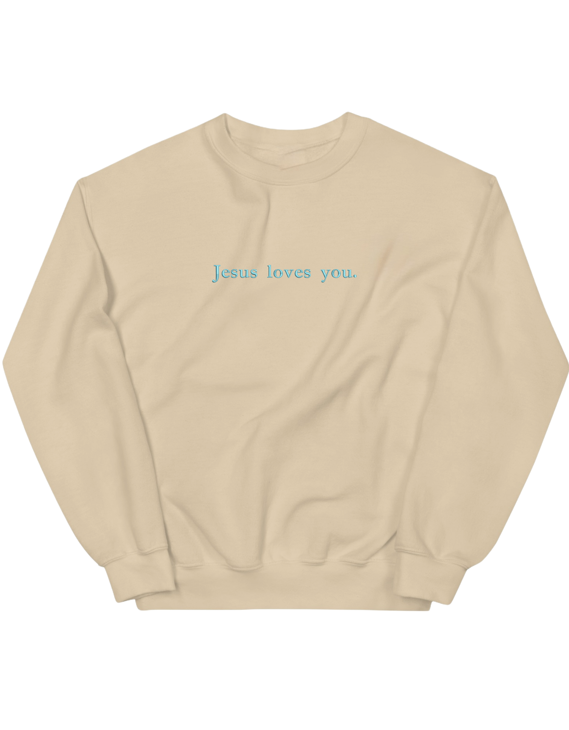 Jesus loves you sweatshirt - Thread Muse