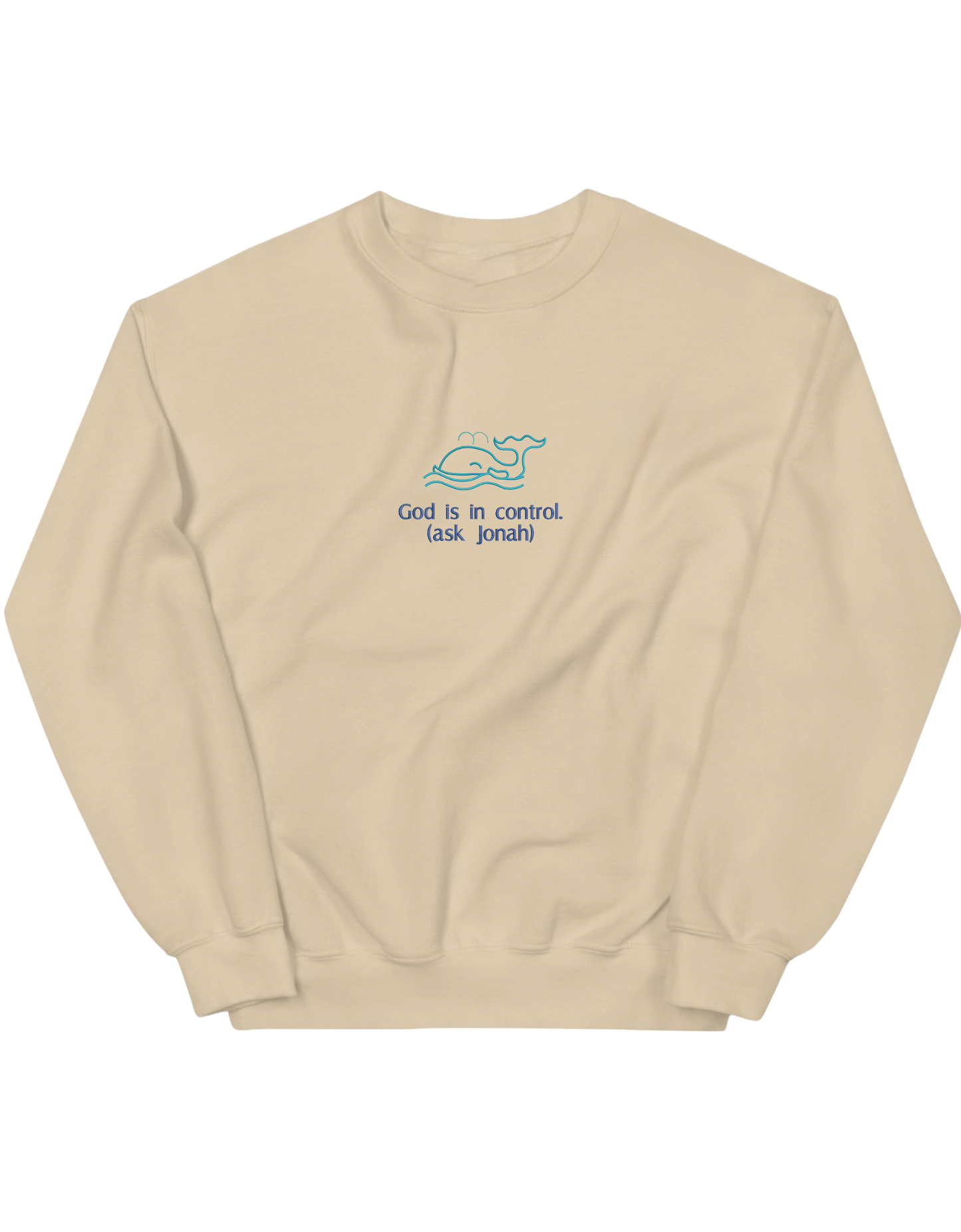 God is in control sweatshirt - Thread Muse