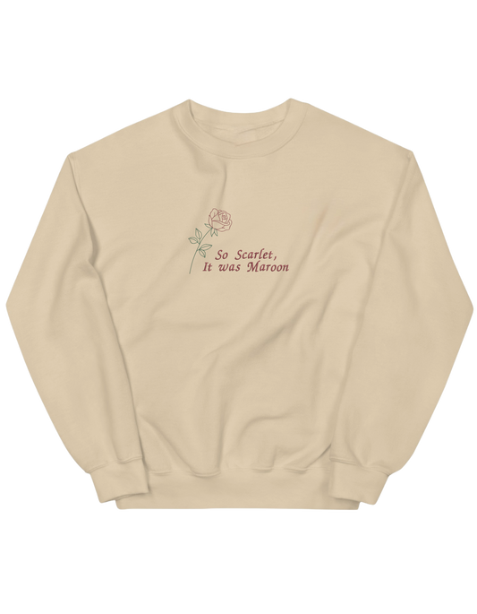 Maroon sweatshirt Taylor Swift - Thread Muse