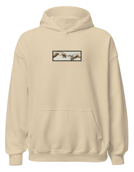 Creation of Adam hands hoodie Picturi - Thread Muse