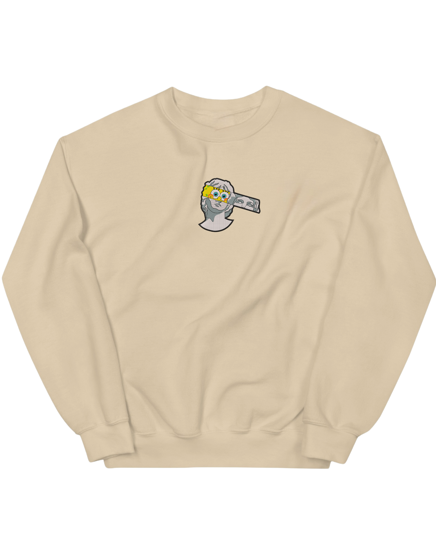 Spongebob statue sweatshirt Sculpturi - Thread Muse
