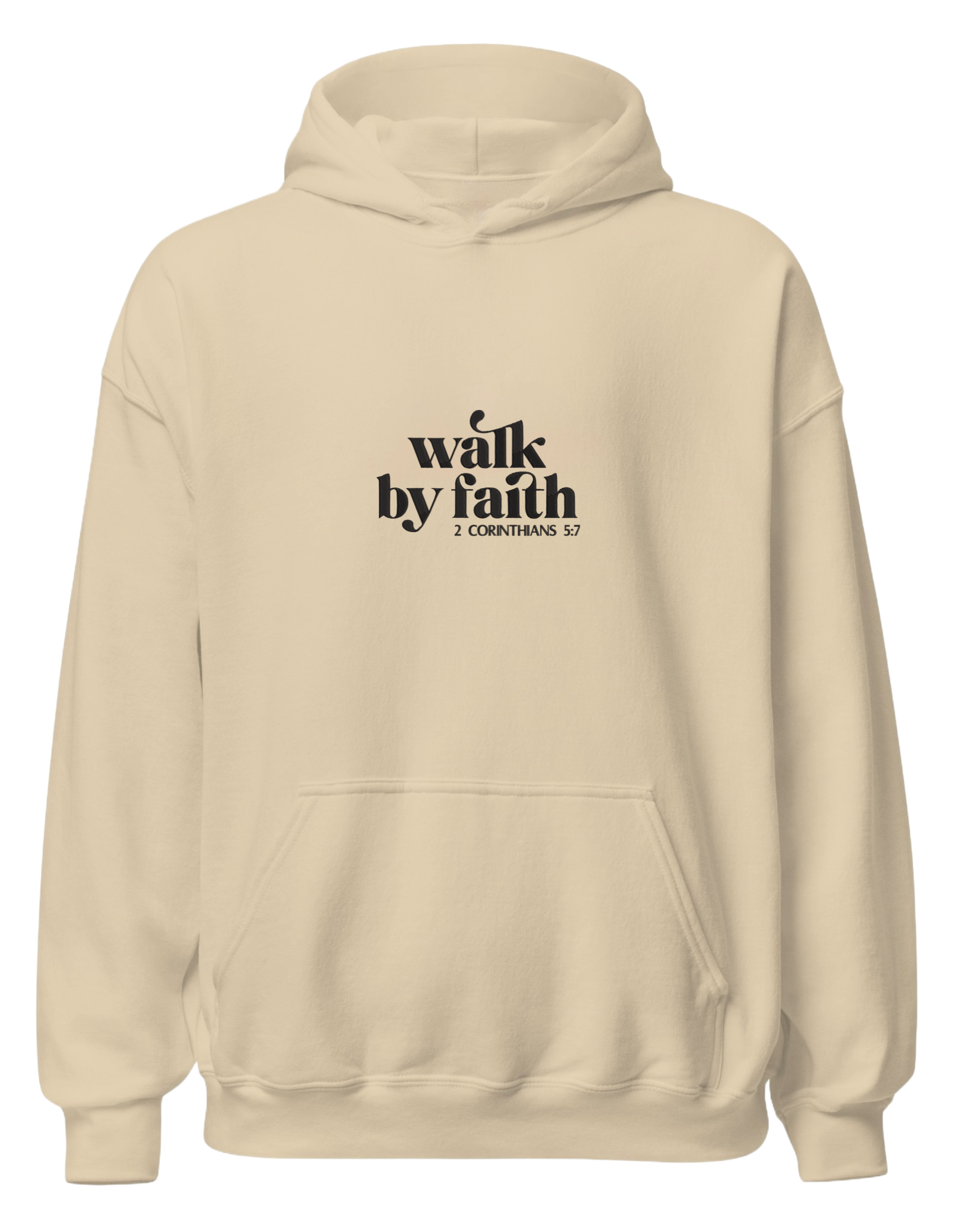 Walk by faith hoodie - Thread Muse