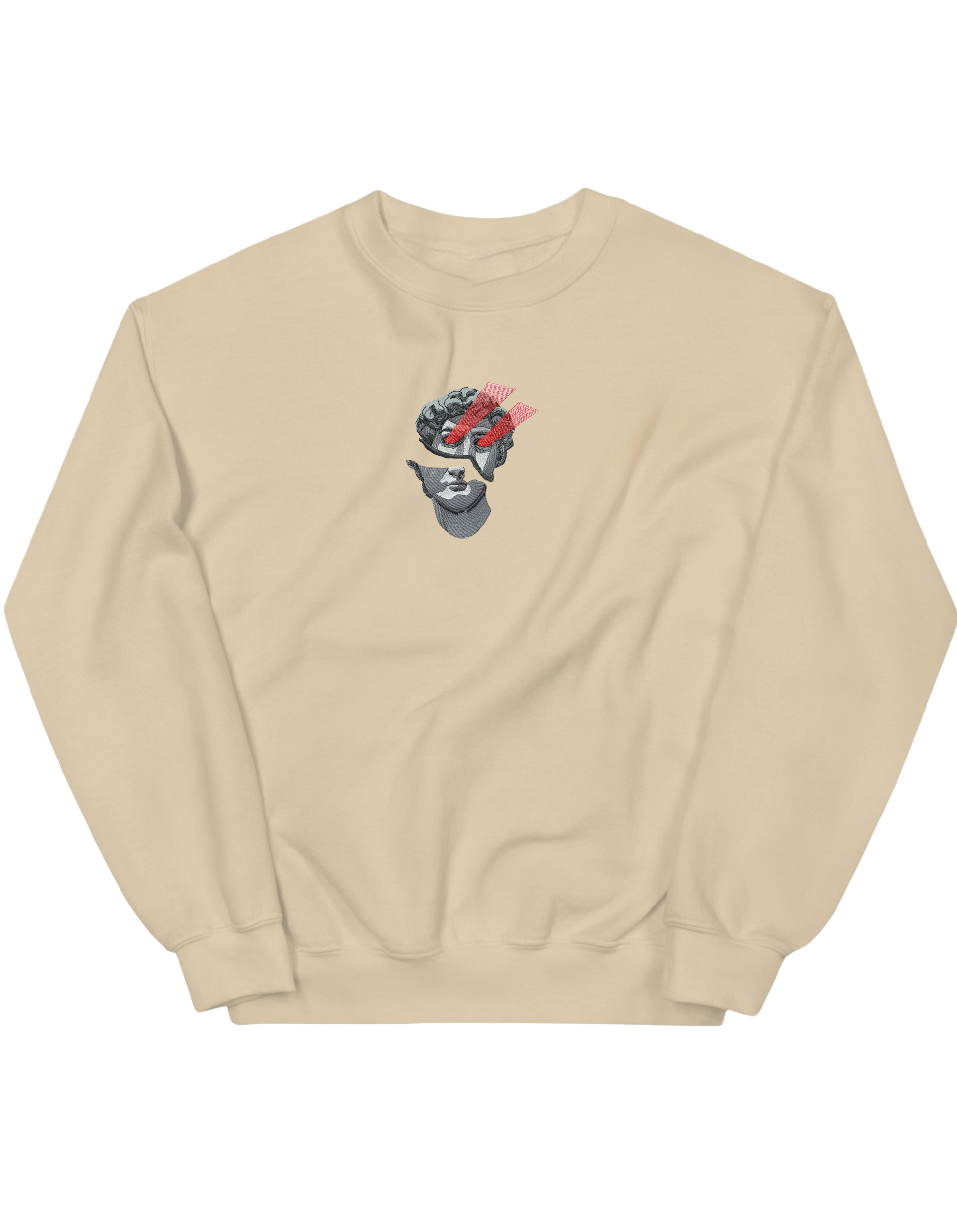David laser eyes sweatshirt Sculpturi - Thread Muse