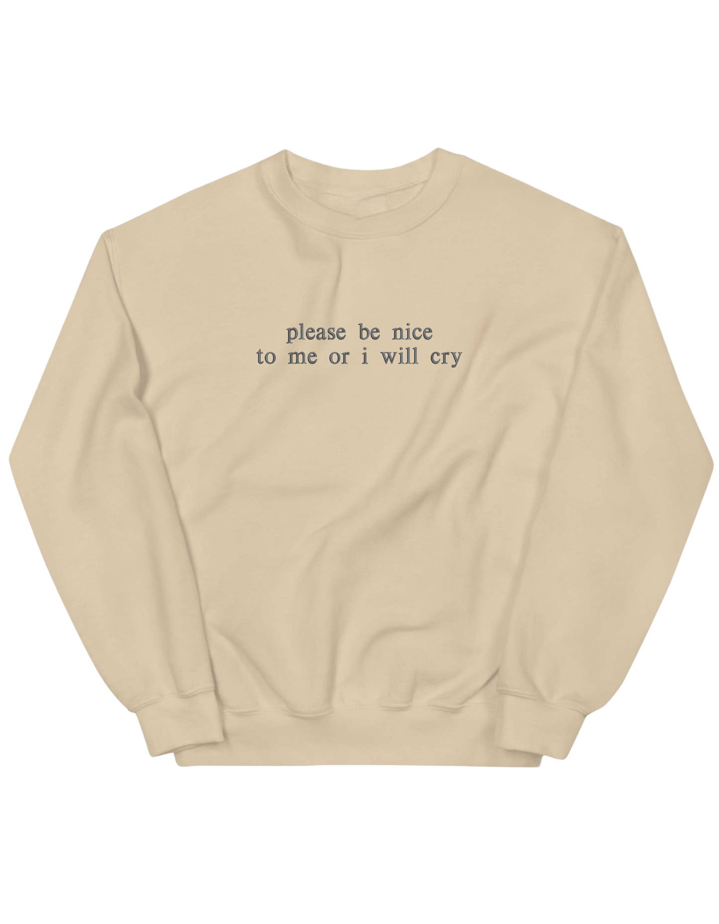 Be nice sweatshirt mesaje - Thread Muse