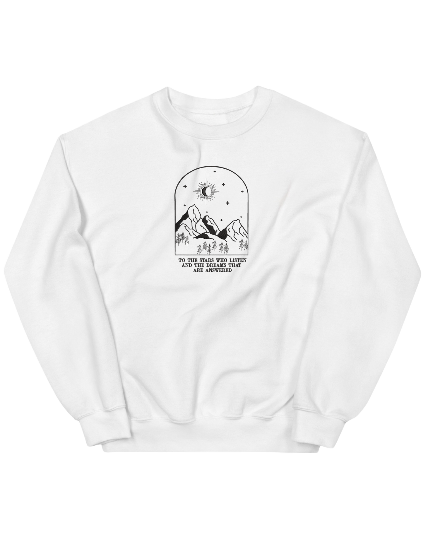 To the stars mountains sweatshirt ACOTAR - Thread Muse
