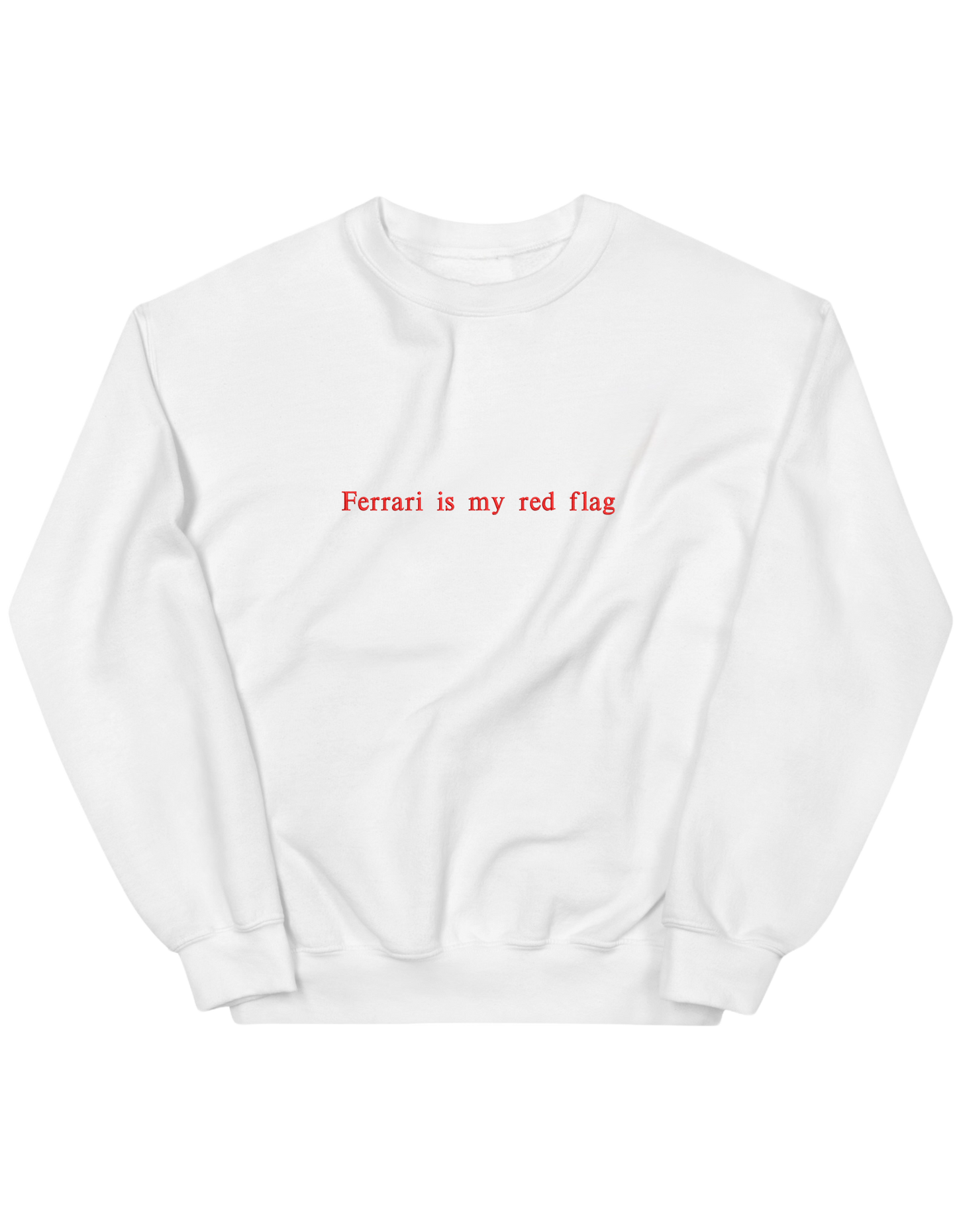 Red flag sweatshirt F1 - Thread Muse