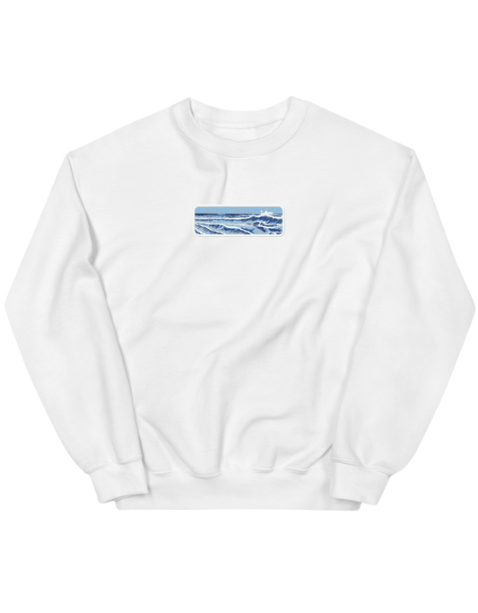Japanese ocean waves sweatshirt Picturi - Thread Muse