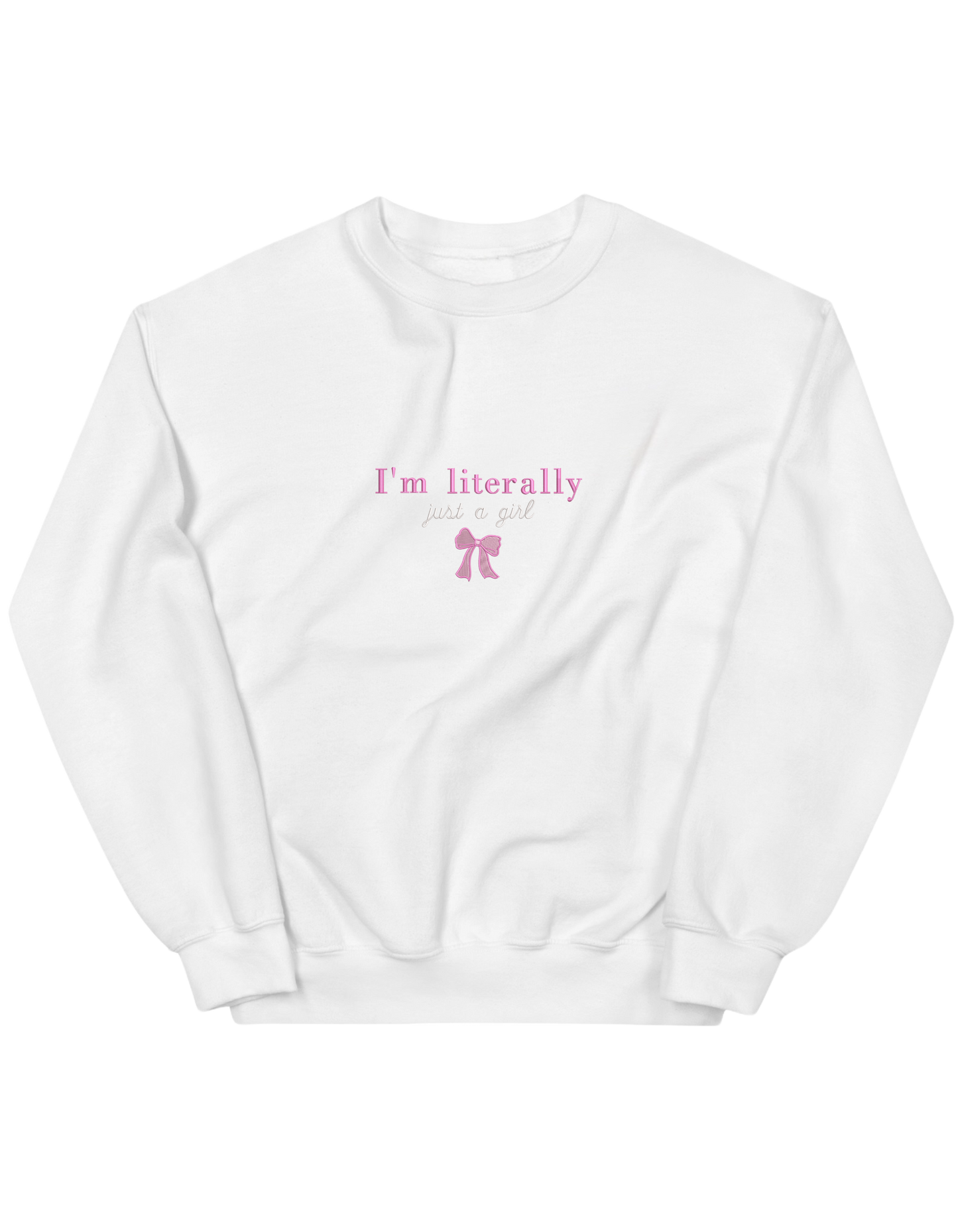 Just a girl sweatshirt Girly - Thread Muse